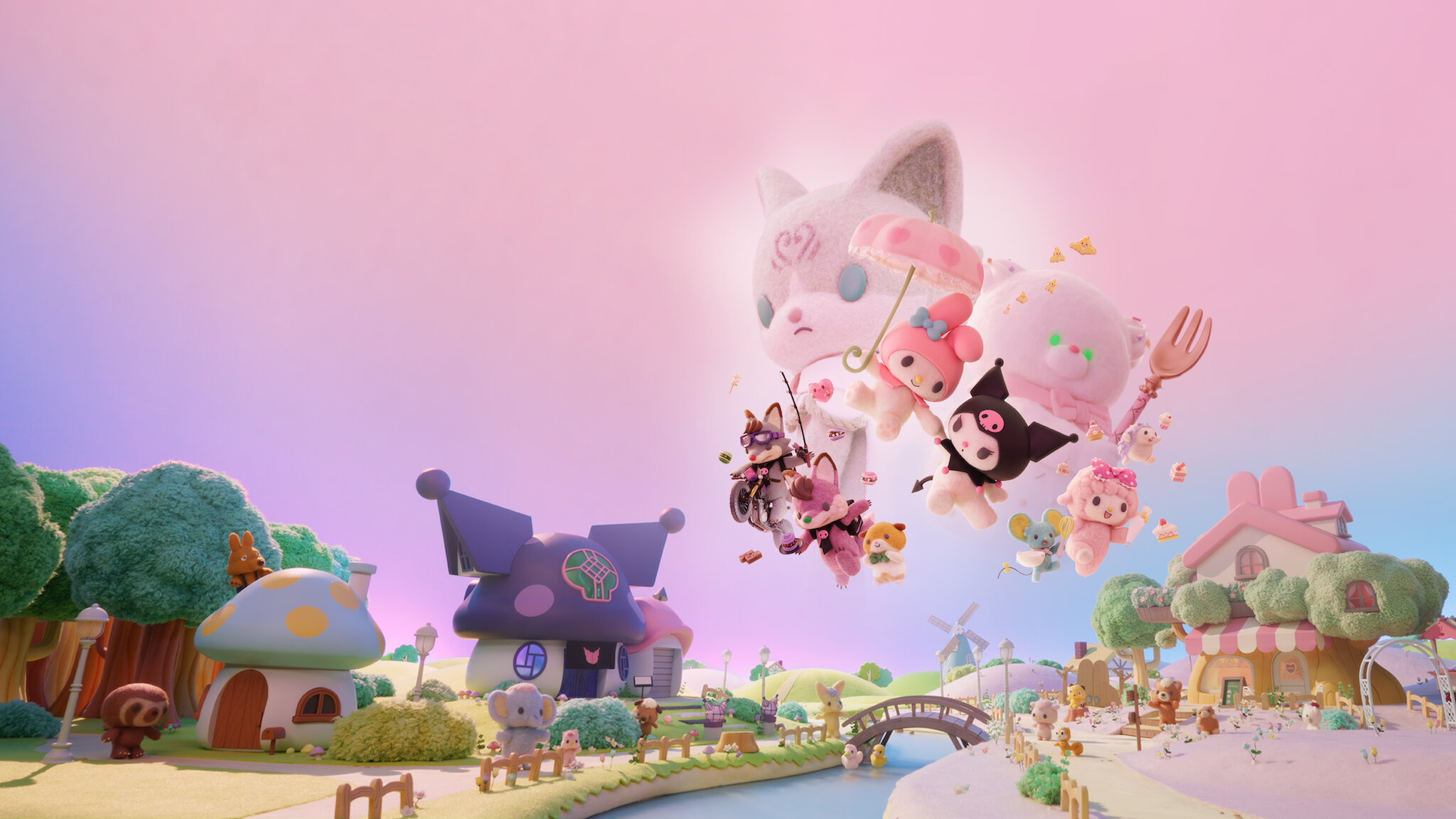 Netflix My Melody & Kuromi ５種セット ネトフリ Netflixシリーズ『My Melody & Kuromi』が2025年7月から世界独占
