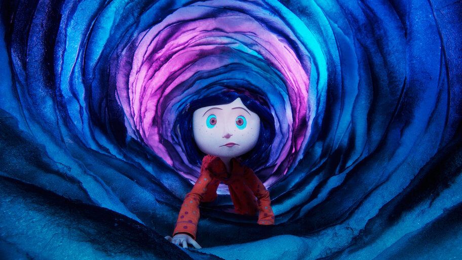 Coraline A Visual Companion コララインとボタンの魔女 モノグラム フィギュラルキーチェーン コララインとボタンの魔女