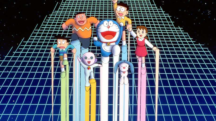 【当時物】映画　ドラえもん　のび太の宇宙小戦争　ポスター(傷や汚れあり) 映画ドラえもんのび太の宇宙小戦争リトルスターウォーズ 1985年