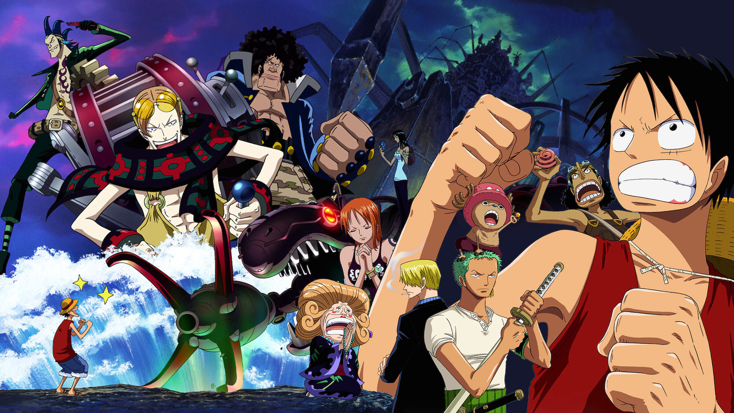❤ONEPIECE ワンピース 漫画1〜96巻＋映画「カラクリ城のメカ巨兵」小説 ONE PIECE(ワンピース) THE MOVIE カラクリ城のメカ巨兵 みらい